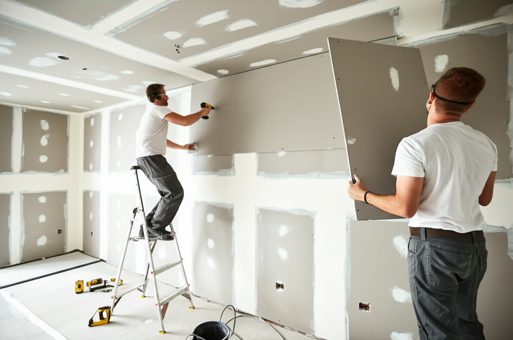 Professional drywall installation